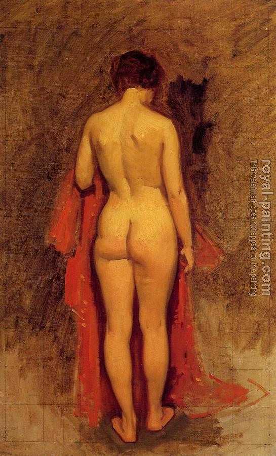 Frank Duveneck : Nude Standing